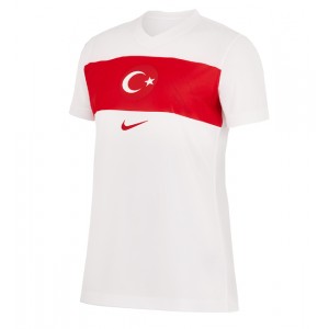 Fotbalové Dres Turkey Dámské Domácí Oblečení ME 2024 Krátký Rukáv